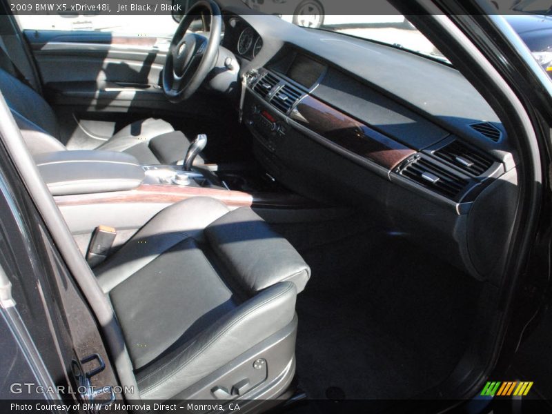 Jet Black / Black 2009 BMW X5 xDrive48i