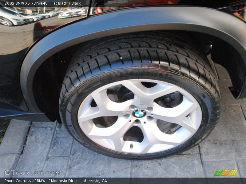 Jet Black / Black 2009 BMW X5 xDrive48i