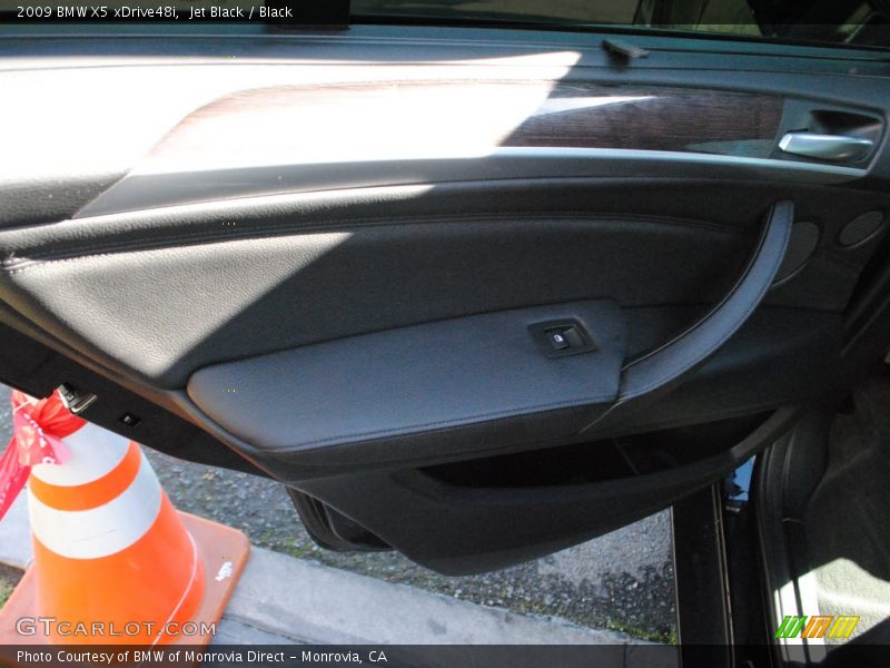 Jet Black / Black 2009 BMW X5 xDrive48i