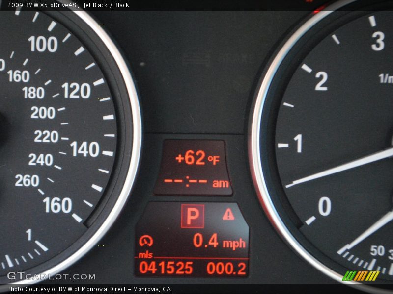 Jet Black / Black 2009 BMW X5 xDrive48i