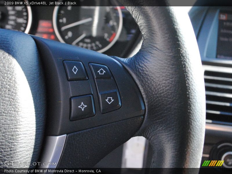 Jet Black / Black 2009 BMW X5 xDrive48i