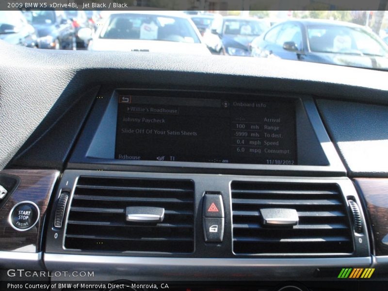 Jet Black / Black 2009 BMW X5 xDrive48i