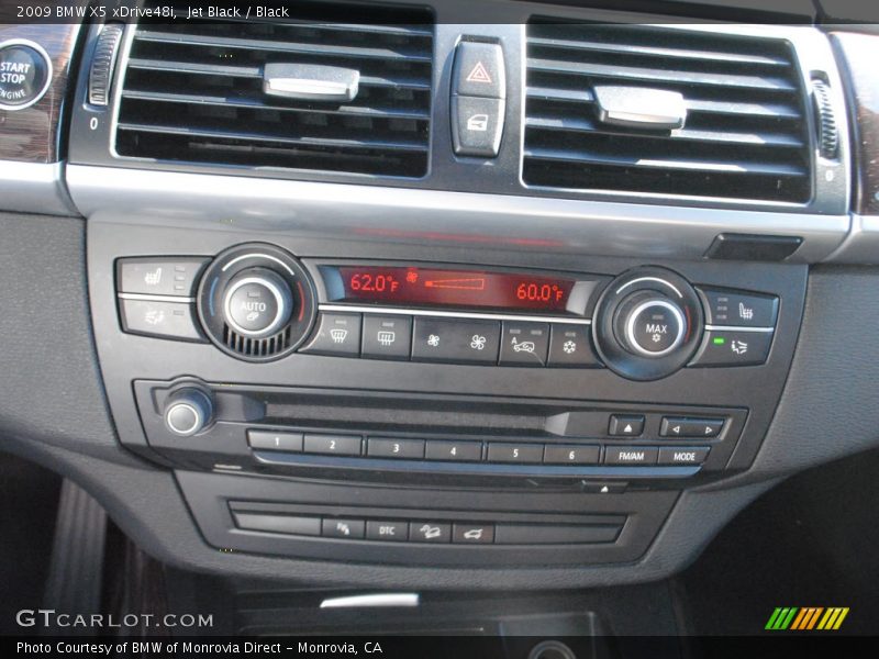Jet Black / Black 2009 BMW X5 xDrive48i