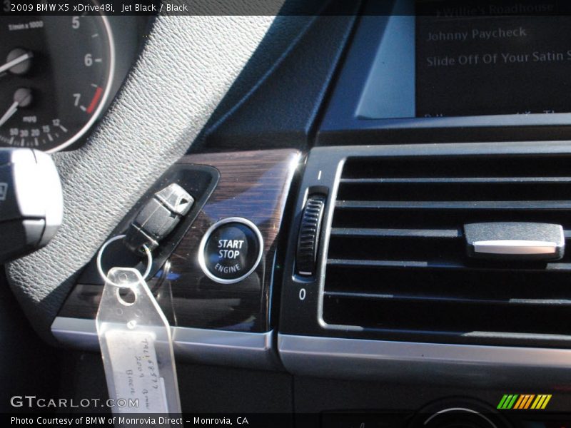 Jet Black / Black 2009 BMW X5 xDrive48i