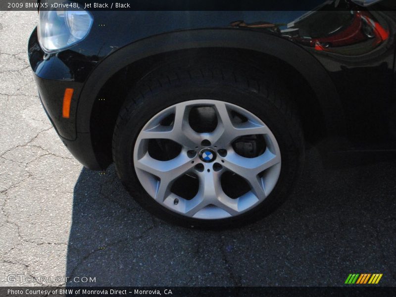 Jet Black / Black 2009 BMW X5 xDrive48i