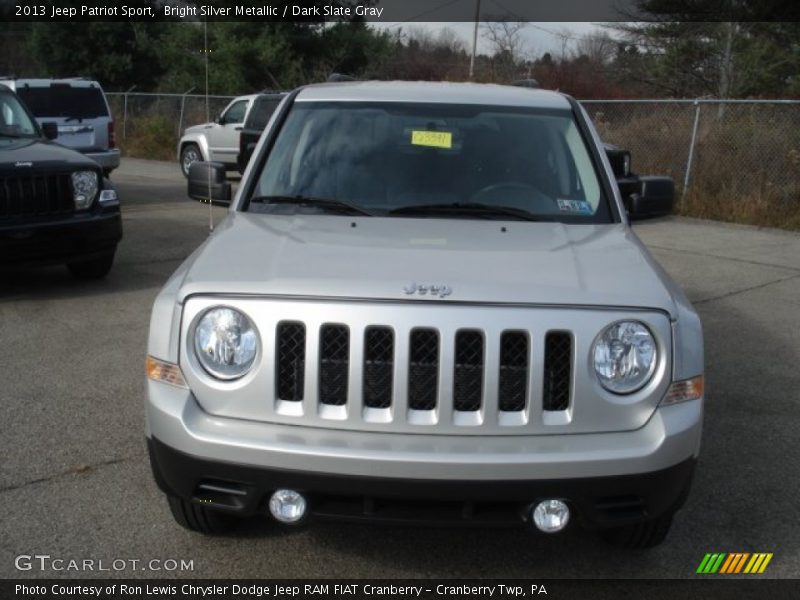 Bright Silver Metallic / Dark Slate Gray 2013 Jeep Patriot Sport