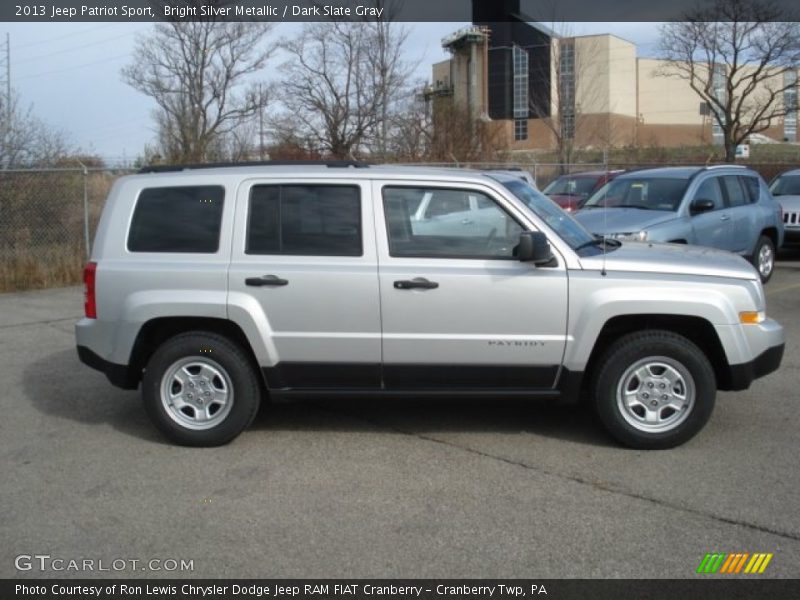 Bright Silver Metallic / Dark Slate Gray 2013 Jeep Patriot Sport
