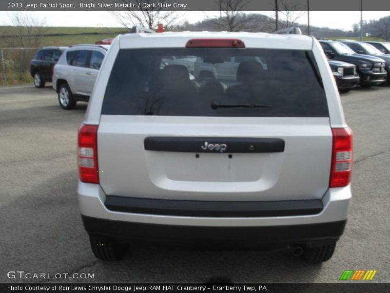 Bright Silver Metallic / Dark Slate Gray 2013 Jeep Patriot Sport