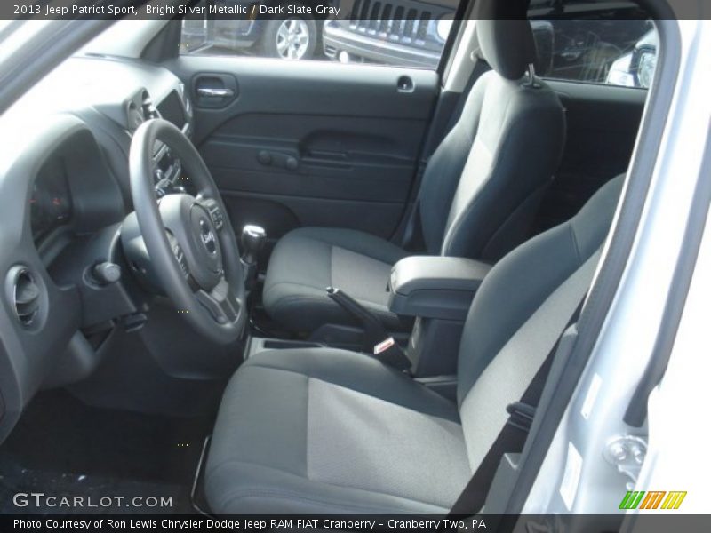 Bright Silver Metallic / Dark Slate Gray 2013 Jeep Patriot Sport