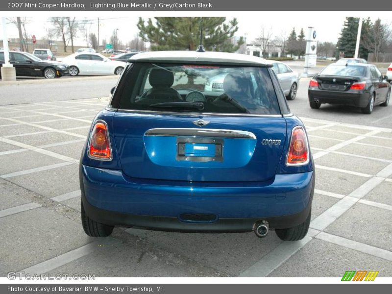 Lightning Blue Metallic / Grey/Carbon Black 2007 Mini Cooper Hardtop