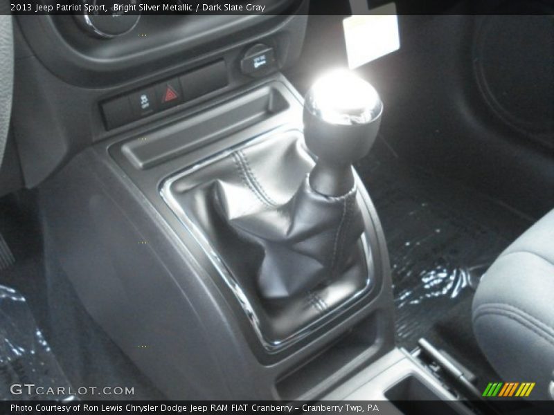 Bright Silver Metallic / Dark Slate Gray 2013 Jeep Patriot Sport