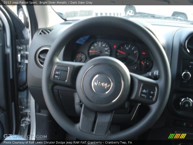 Bright Silver Metallic / Dark Slate Gray 2013 Jeep Patriot Sport