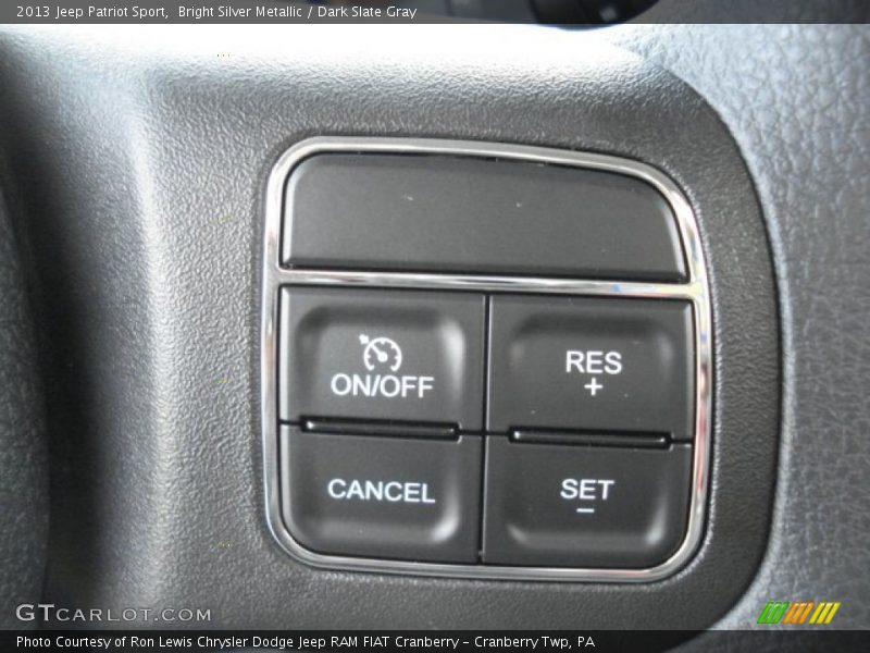 Bright Silver Metallic / Dark Slate Gray 2013 Jeep Patriot Sport