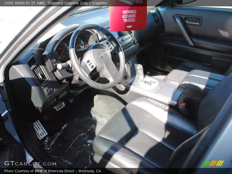 Diamond Graphite Gray / Graphite 2005 Infiniti FX 35 AWD