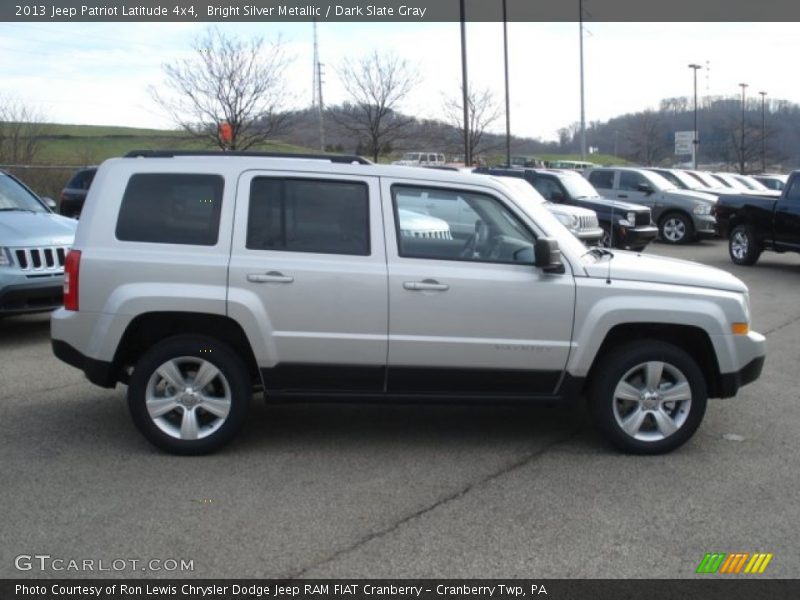 Bright Silver Metallic / Dark Slate Gray 2013 Jeep Patriot Latitude 4x4