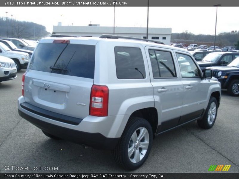 Bright Silver Metallic / Dark Slate Gray 2013 Jeep Patriot Latitude 4x4