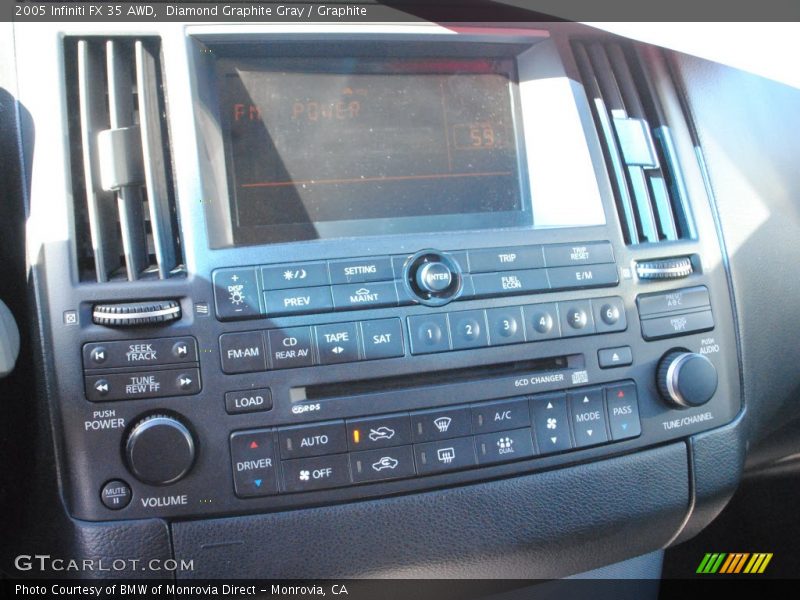 Diamond Graphite Gray / Graphite 2005 Infiniti FX 35 AWD