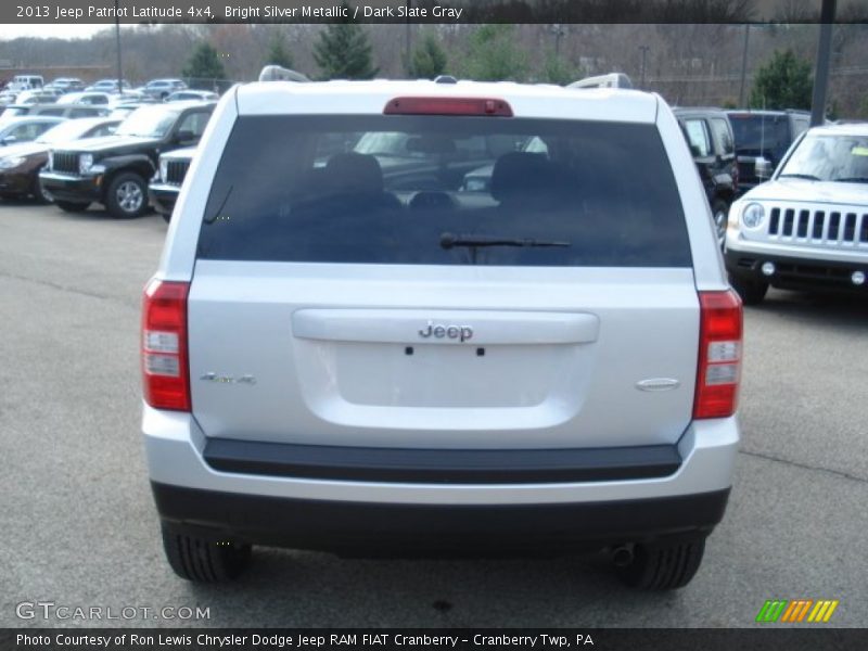 Bright Silver Metallic / Dark Slate Gray 2013 Jeep Patriot Latitude 4x4