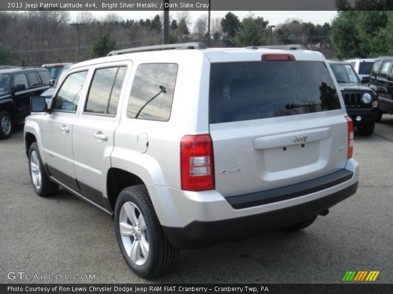 Bright Silver Metallic / Dark Slate Gray 2013 Jeep Patriot Latitude 4x4