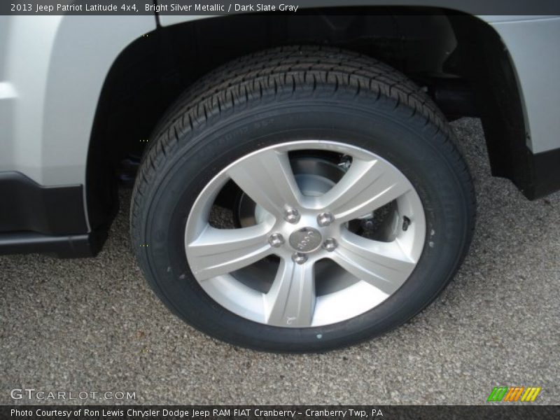 Bright Silver Metallic / Dark Slate Gray 2013 Jeep Patriot Latitude 4x4