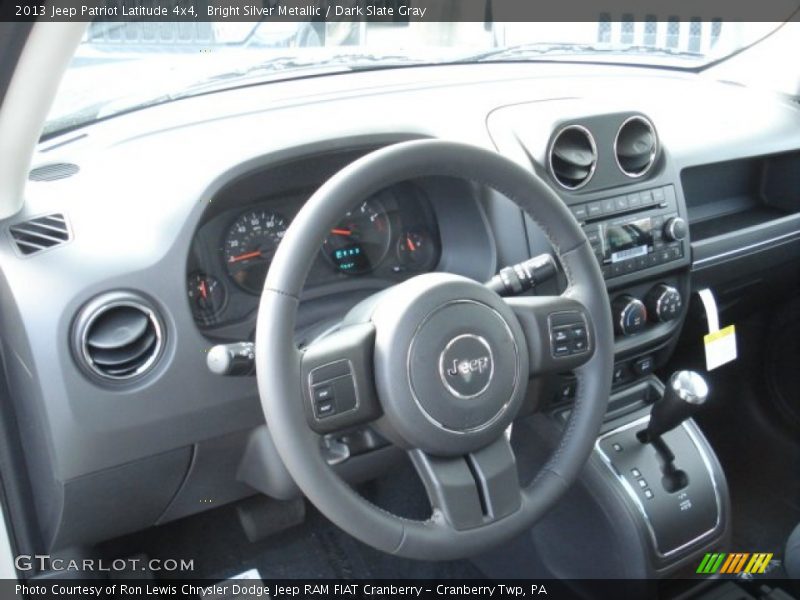 Bright Silver Metallic / Dark Slate Gray 2013 Jeep Patriot Latitude 4x4