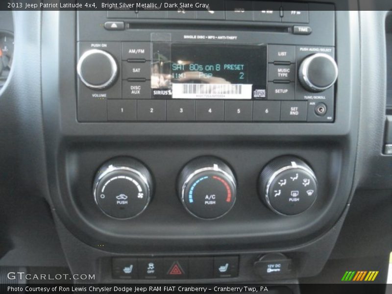 Bright Silver Metallic / Dark Slate Gray 2013 Jeep Patriot Latitude 4x4