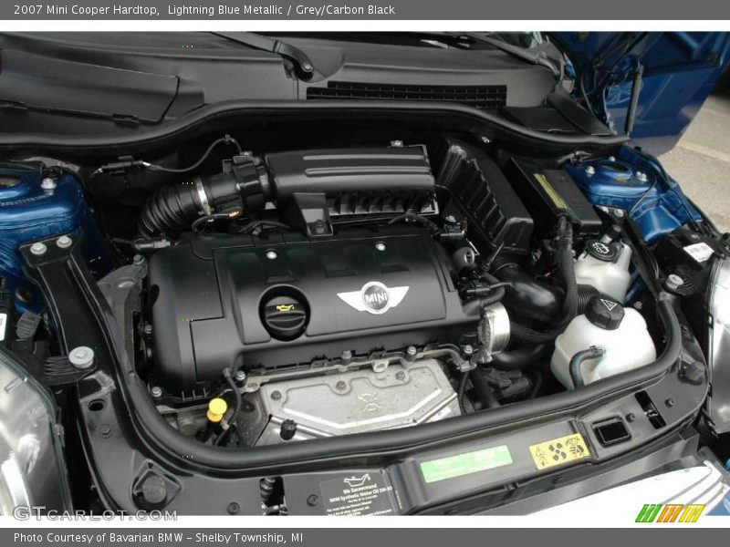 Lightning Blue Metallic / Grey/Carbon Black 2007 Mini Cooper Hardtop
