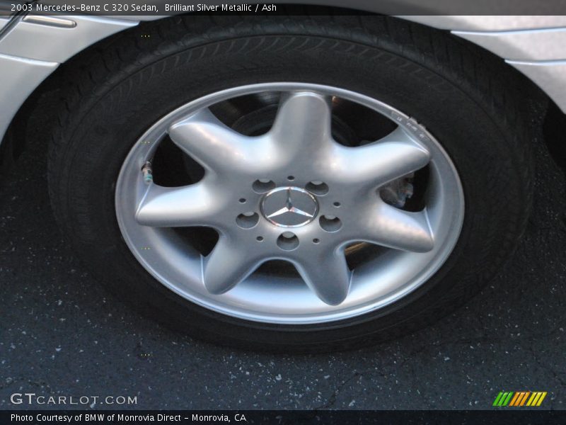 Brilliant Silver Metallic / Ash 2003 Mercedes-Benz C 320 Sedan