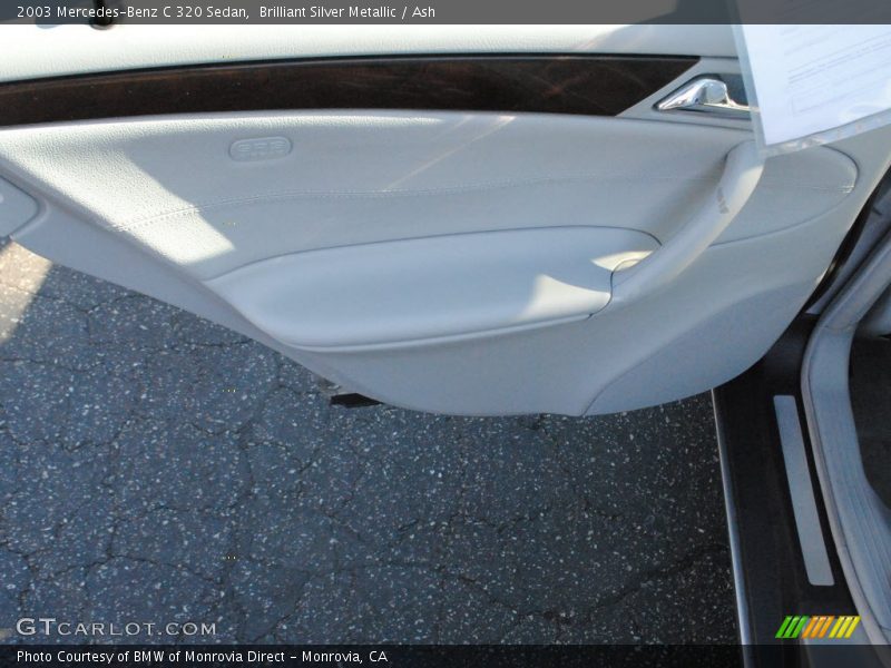 Brilliant Silver Metallic / Ash 2003 Mercedes-Benz C 320 Sedan