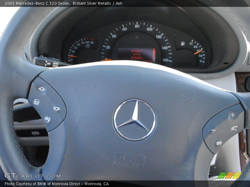 Brilliant Silver Metallic / Ash 2003 Mercedes-Benz C 320 Sedan