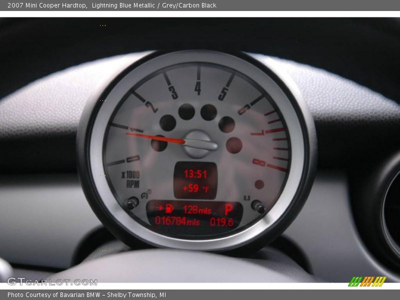 Lightning Blue Metallic / Grey/Carbon Black 2007 Mini Cooper Hardtop