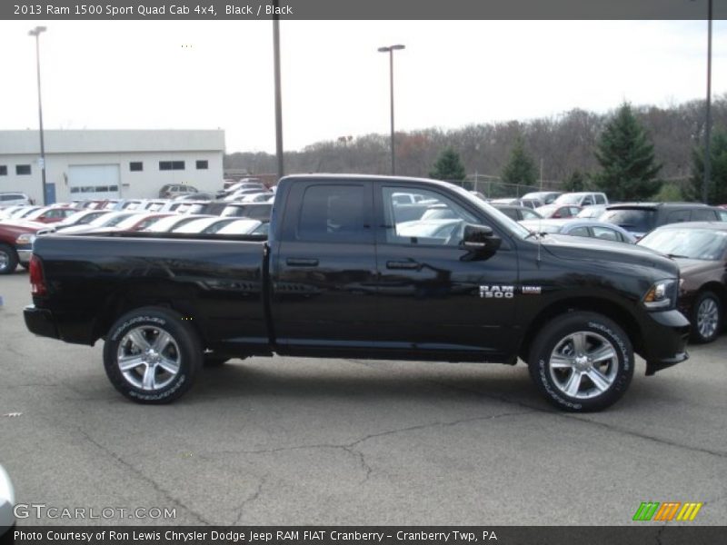 Black / Black 2013 Ram 1500 Sport Quad Cab 4x4