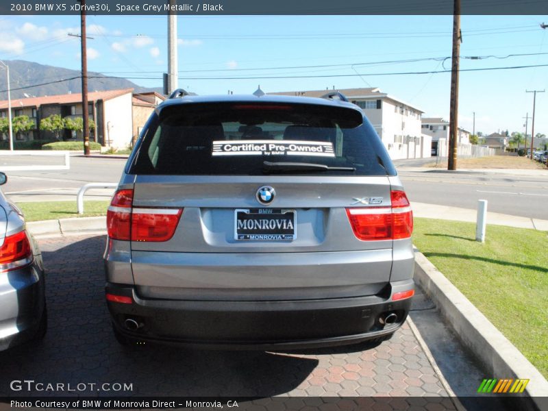 Space Grey Metallic / Black 2010 BMW X5 xDrive30i