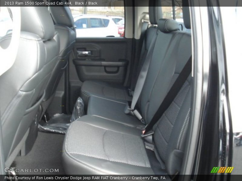 Rear Seat of 2013 1500 Sport Quad Cab 4x4