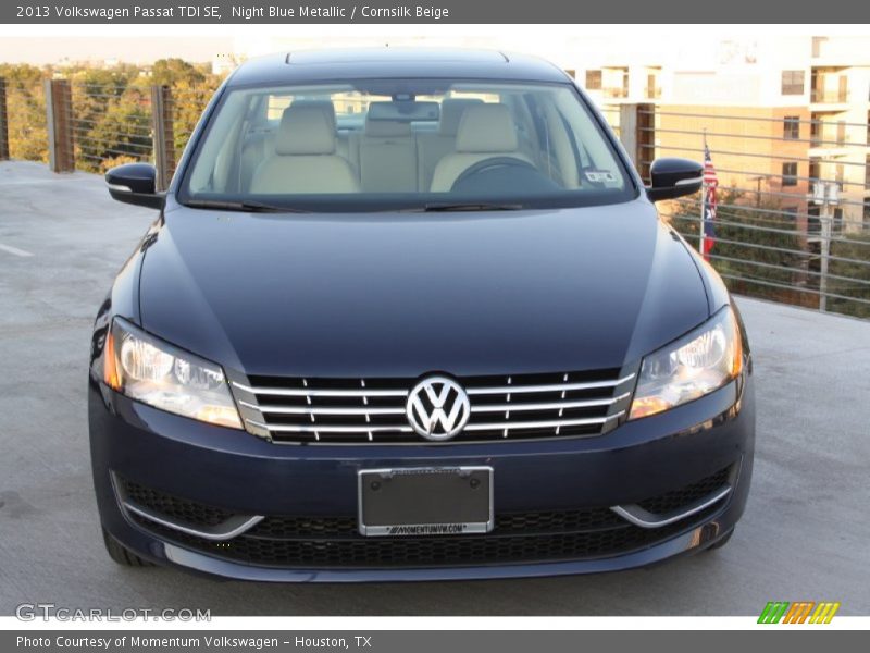 Night Blue Metallic / Cornsilk Beige 2013 Volkswagen Passat TDI SE