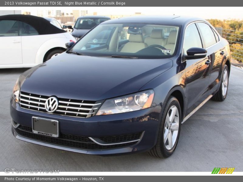 Night Blue Metallic / Cornsilk Beige 2013 Volkswagen Passat TDI SE