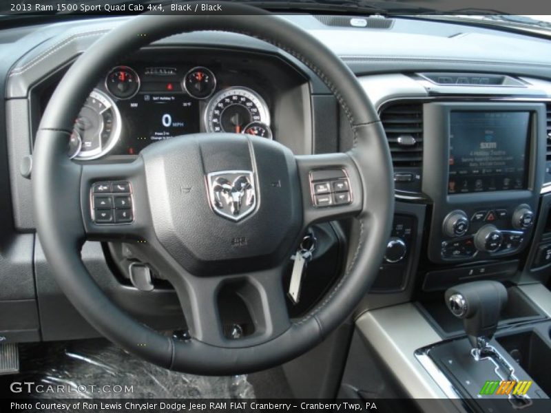  2013 1500 Sport Quad Cab 4x4 Steering Wheel