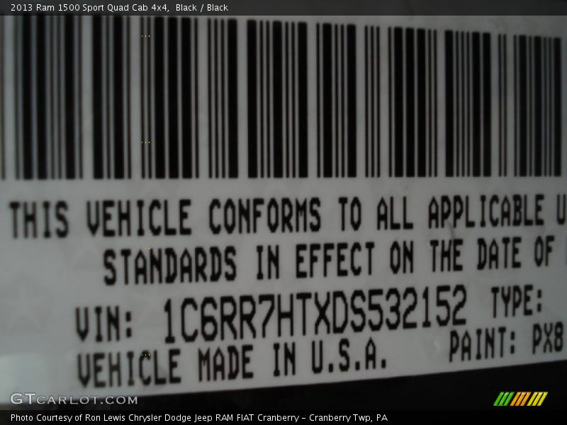 Black / Black 2013 Ram 1500 Sport Quad Cab 4x4