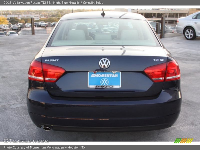 Night Blue Metallic / Cornsilk Beige 2013 Volkswagen Passat TDI SE