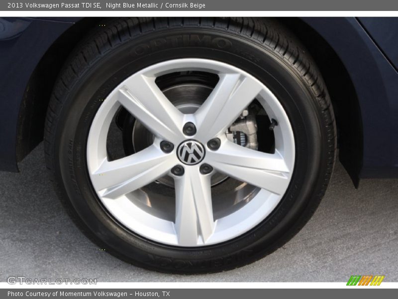 Night Blue Metallic / Cornsilk Beige 2013 Volkswagen Passat TDI SE