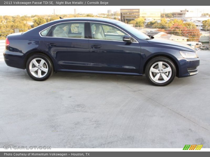 Night Blue Metallic / Cornsilk Beige 2013 Volkswagen Passat TDI SE