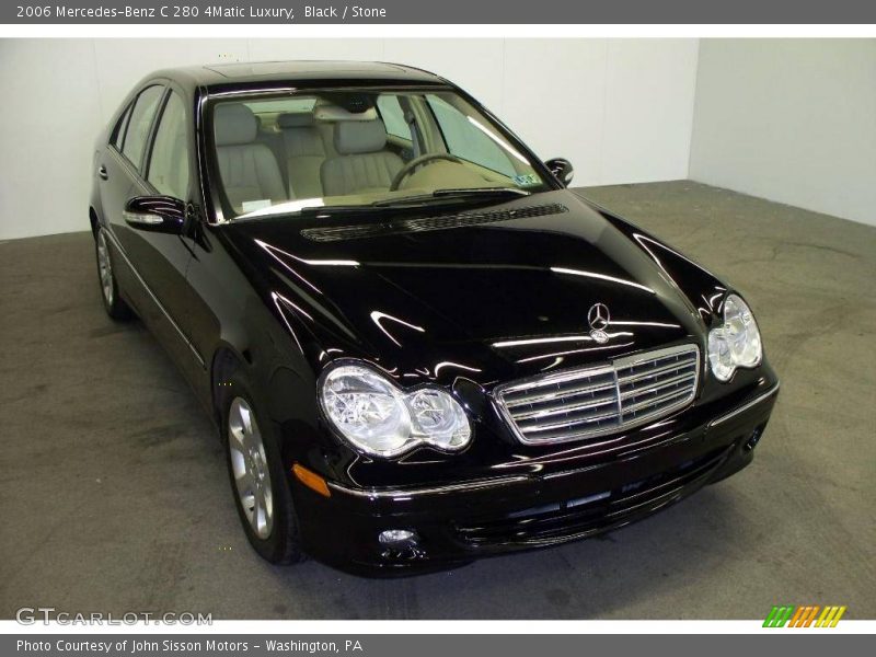 Black / Stone 2006 Mercedes-Benz C 280 4Matic Luxury