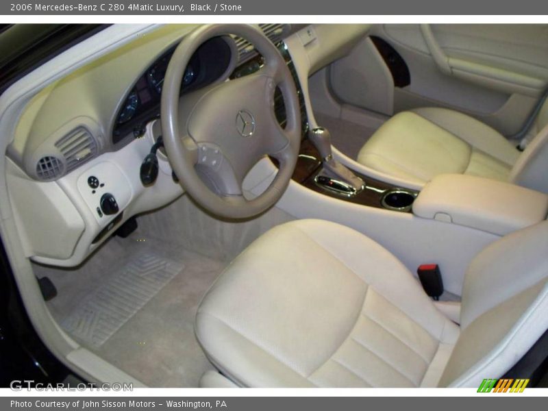 Black / Stone 2006 Mercedes-Benz C 280 4Matic Luxury