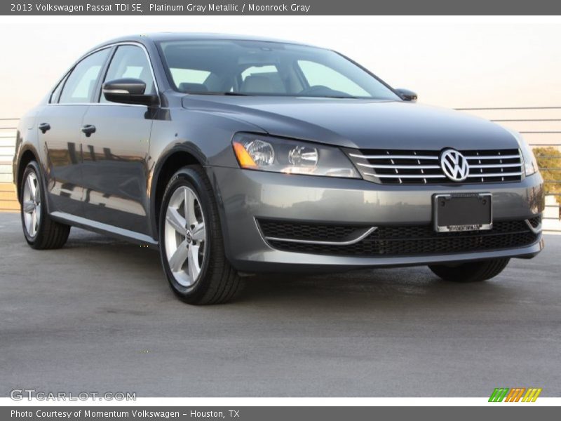 Platinum Gray Metallic / Moonrock Gray 2013 Volkswagen Passat TDI SE