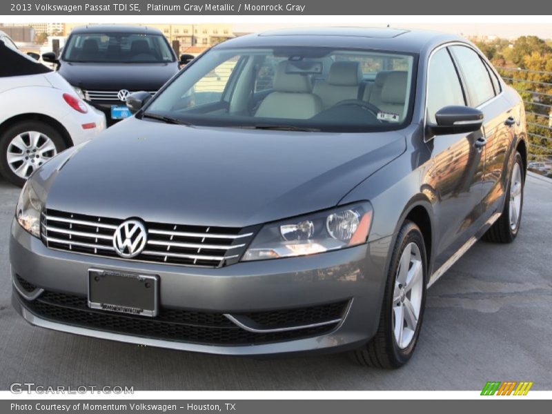 Platinum Gray Metallic / Moonrock Gray 2013 Volkswagen Passat TDI SE