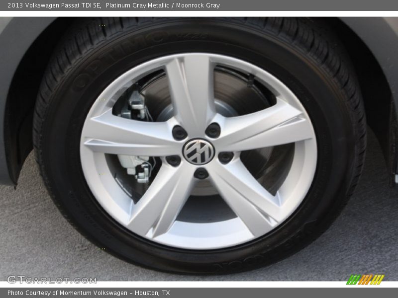 Platinum Gray Metallic / Moonrock Gray 2013 Volkswagen Passat TDI SE