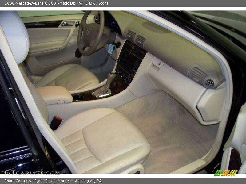 Black / Stone 2006 Mercedes-Benz C 280 4Matic Luxury