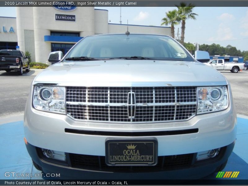 Ingot Silver Metallic / Light Camel 2010 Lincoln MKX Limited Edition FWD