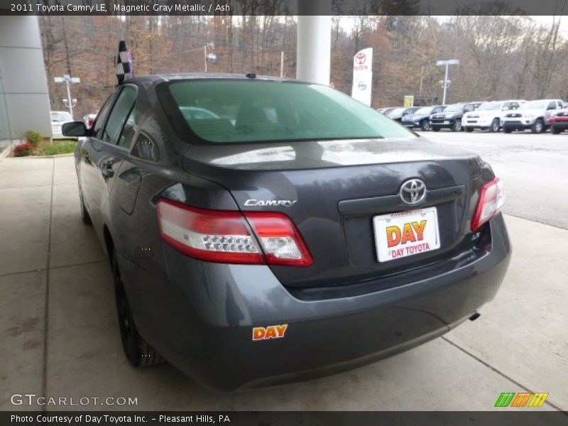 Magnetic Gray Metallic / Ash 2011 Toyota Camry LE
