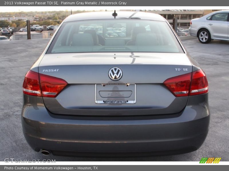 Platinum Gray Metallic / Moonrock Gray 2013 Volkswagen Passat TDI SE